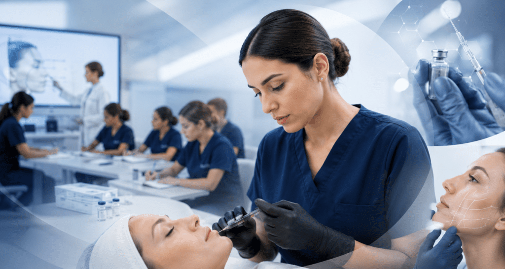 Formación especializada en medicina estética para profesionales de la salud en EVOMED Academia